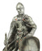 Holy Roman Empire Crusader Knight With Sword And Shield Statue Suit Of Armor