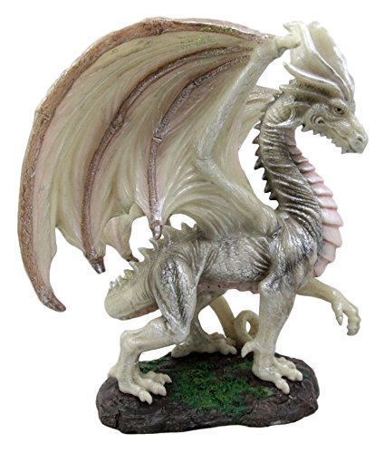 Ebros Fantasy Battle of Thrones Aged Wraith Hydra Wise Old Dragon 8" Tall Figurine - Ebros Gift