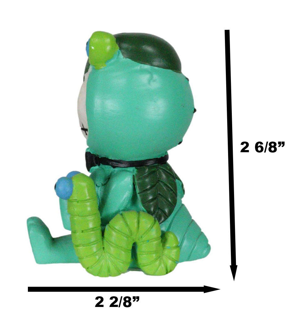 Ebros Furrybones Manny The Mantis Hooded Skeleton Monster Collectible Sculpture - Ebros Gift