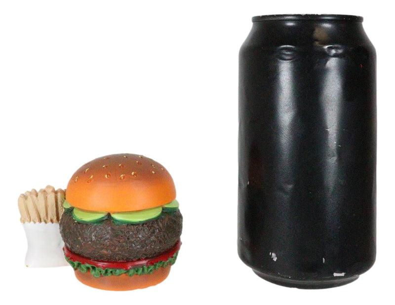 Furry Bones Stacked Up Hamburger Sandwich And Fries Skeleton Furrybones Figurine