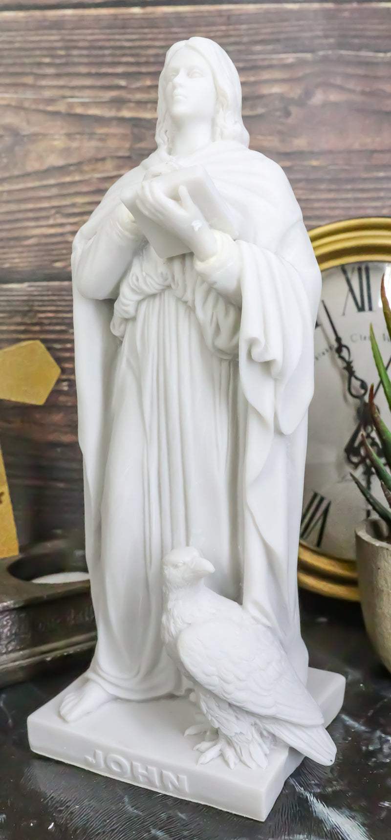 Ebros Bertel Thorvaldsen Copenhagen Museum Christ Hall Apostle Saint John Statue 8"H