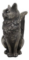 Gothic Notre Dame Angel Wings Cat Gargoyle Right Facing Candle Holder Statue 5"H