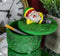 Gypsy Life Rasta Gnome Smoking On Bed Of Green Leaves Trinket Jewelry Stash Box