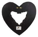 Western Shotgun Ammo Shells Gold Tone Bullets Heart Wall Plaque Decor Accent