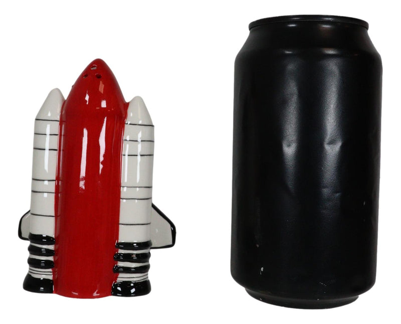 Space Shuttle Apollo Planets & Moon Exploration Salt And Pepper Shakers Set