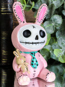 Furrybones Pink Bunnie Bun Rabbit Skeleton Figurine Small Furry Bones Skull
