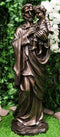 Large Saint Joseph Carrying Child Jesus Decor Statue 24"H Holy Family Figurine