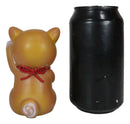 Maneki Shiba Inu Figurine Talisman Cute Japan Dog Puppy Year Of The Dog 4"Tall