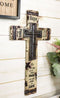 Rustic Western Christian Love Hope Peace Amazing Grace Bible Verse Wall Cross