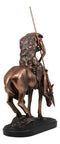 Ebros Large End of The Trail Native Indian Hero Warrior On Horse Statue 16"Tall