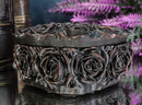 Beauty From Ashes Dark Romance Gothic Black Roses Heart Decorative Jewelry Box