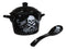 Macabre Dead Hungry Skull Bone Appetit Fine Bone China Bowl With Spoon And Lid