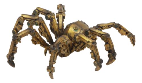 Ebros Steampunk Robotic Spider Statue Cyborg Gargantuan Arachnid Tarantula Figurine - Ebros Gift