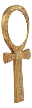 Ebros Egyptian Gods Winged Scarab Dual Cobra Uraeus Ankh Shaped Hand Mirror