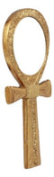 Ebros Egyptian Gods Winged Scarab Dual Cobra Uraeus Ankh Shaped Hand Mirror