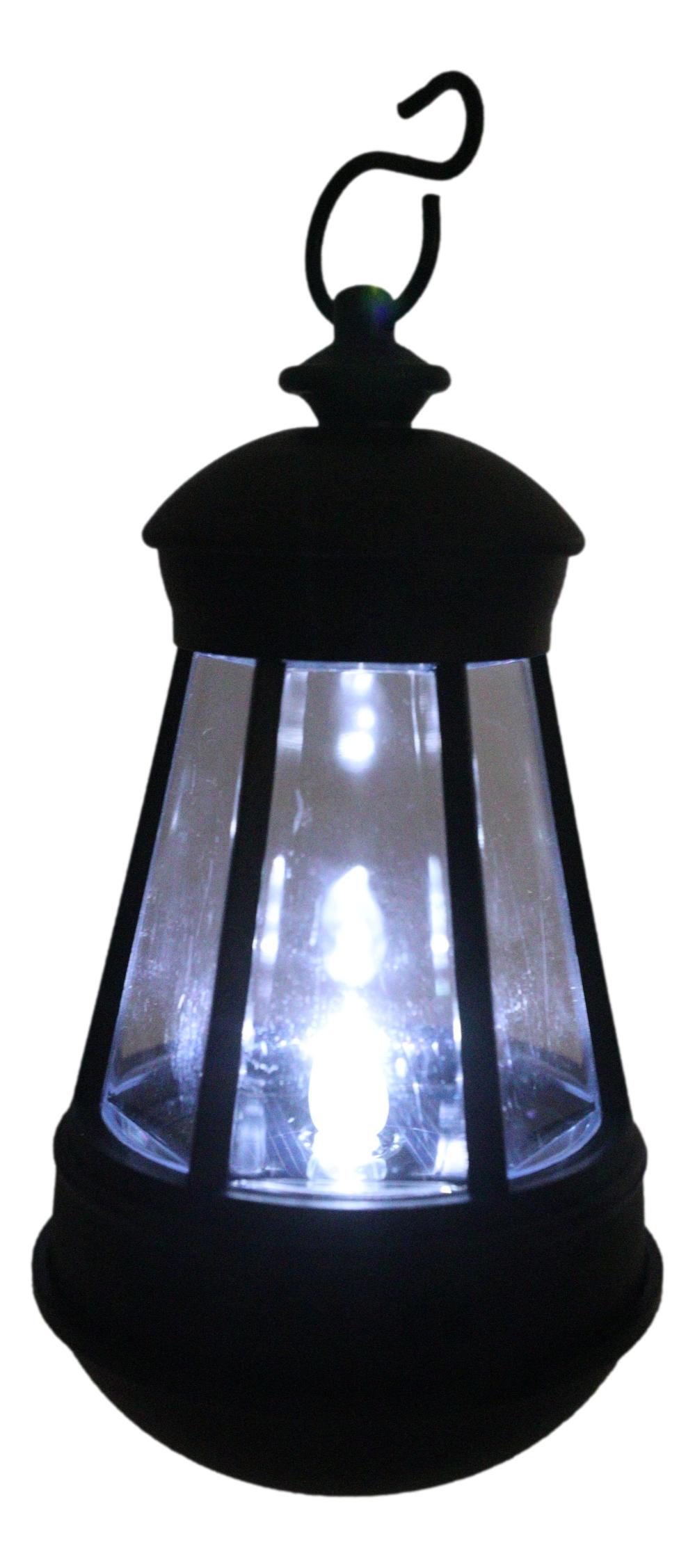 Ebros Plastic Solar Hanging LED Lantern Decorative Replacement For Garden Light Statues - Ebros Gift