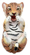 Ebros Thirsty Baby Bengal Tiger Cub Wine Bottle Holder Figurine 10"L Giant Cat Hunter