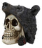 Ebros Warrior Big Bear Headdress Skull Statue Gothic Figurine 5.5" Height