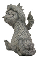 Ebros Whimsical Garden Dragon Morning Yoga Stretch Statue Guest Greeter Decor