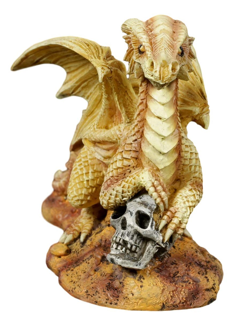 Ebros Desert Sand Element Baby Wyrmling Dragon Statue Anne Stokes Fantasy 5.25"L