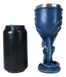 Ebros Ruth Thompson Dragon's Lair Sea Blade Drake 8oz Wine Goblet Chalice Cup