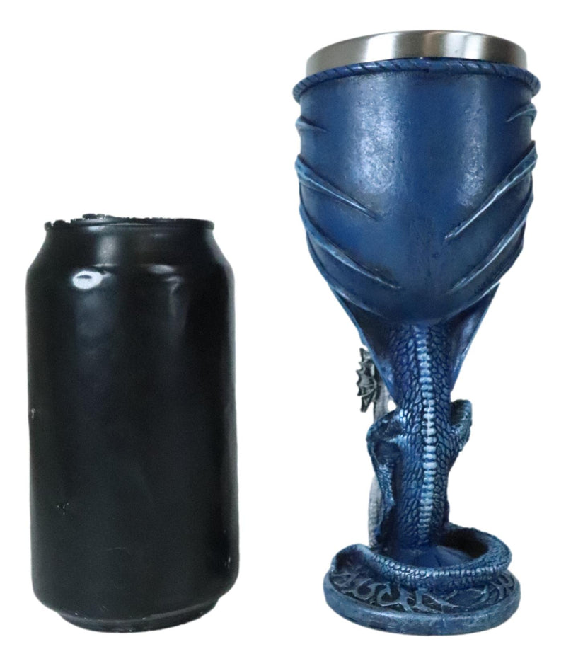 Ebros Ruth Thompson Dragon's Lair Sea Blade Drake 8oz Wine Goblet Chalice Cup