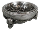 Gothic Winged Skulls Pentagramatron Supernatural Magical Talismans Trinket Dish