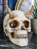 Small Goat Horned Demon Skull Statue Hell Spawn Skeleton Inferno Imp Figurine