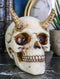 Small Goat Horned Demon Skull Statue Hell Spawn Skeleton Inferno Imp Figurine