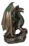 Ebros Lord of The Skies Roaring Rust Fire Dragon Figurine 9" H Mythical Fantasy