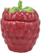 Ebros 6"Diameter Red Raspberry Jam Condiments Container Jar With Lid & Spoon