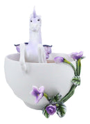 Ebros Amy Brown Spring Iris Winged Unicorn Fairy Coffee Tea Cup Collector Figurine