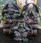 Ebros Winged See Hear Speak No Evil Squatting Gargoyle Shelf Sitters 3.75" Tall
