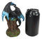 Ebros Blue Midnight Dragon Mother Guarding LED Translucent Egg Figurine Night Light