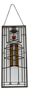 Frank Lloyd Wright Robie House Window 51 Stained Glass Wall Or Desktop Plaque