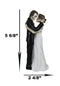 Ebros Love Never Dies Wedding Bride And Groom Skeleton Cake Topper The Eternal Kiss Figurine Decor Statue