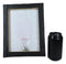 Brush With Magick Black Cat With Pentagram Broom Wood Framed Canvas Wall Decor