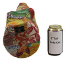 Crocodile Alligator Hand Crafted Paper Mache In Sari Fabric Wall Head Decor