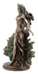Ebros Gift Roman Juno Greek Goddess Hera with Sacred Peacock Statue
