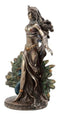 Ebros Gift Roman Juno Greek Goddess Hera with Sacred Peacock Statue