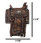 Rustic Western Cowboy Horse Saddle Lone Star Money Coin Savings Piggy Bank