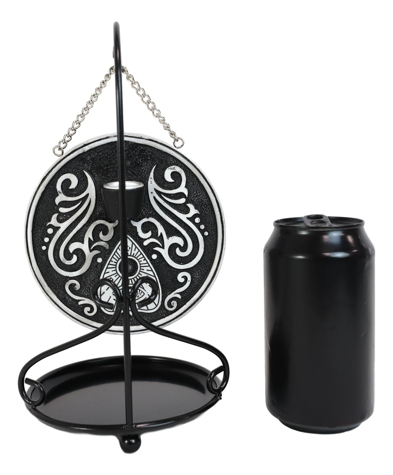 Ouija Spirit Board Evil Eye Medallion Disk Backflow Incense Cone Holder Burner