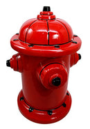 Ebros Gift Ceramic Fire Hydrant Treat Cookie Jar Decorative Figurine 10"H