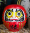 Japanese Traditional Zen Buddhism Daruma Dharma Doll Figurine Good Luck Talisman