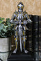Medieval Swordsman Knight Figurine Suit of Armor Northern Star Coat Of Arms