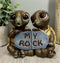 Ebros Nautical 'My Rock' Loving Romantic Turtle Couple Figurines 2 Parts Set