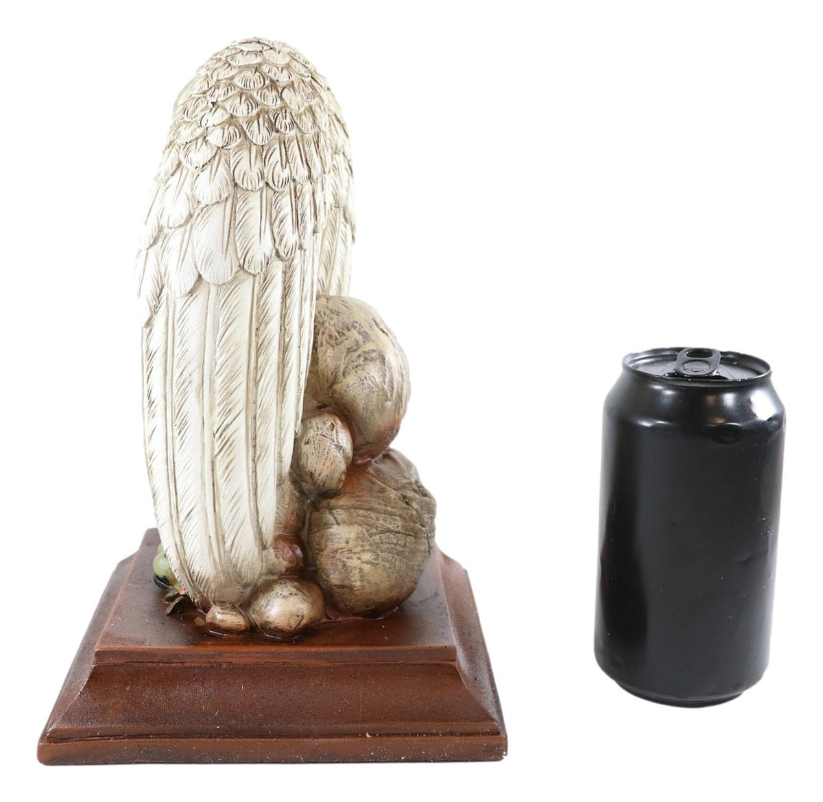 Patriotic Fallen Soldier Angel Winged Rifle Helmet Boots Succulents Figurine