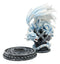 Ebros Celtic Tomb Guardian White Icycle Dragon Backflow Cone Incense Holder