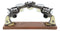 Rustic Western Cowboy Dueling Six Shooter Revolver Guns 5 Votive Candle Holders