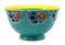 Ebros Set of 4 Luxury Ottoman Style Textured Dining Bowls 5.75"Diameter Made Of Ceramic Ideal For Home Decor Dinnerware & Giftware (Ocean Blue)